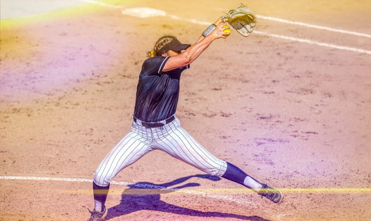 Female Softball Pitcher